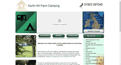 Desktop Screenshot of northhillcamping.co.uk